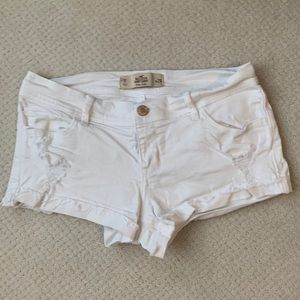 Hollister White Jean Shorts size 7!